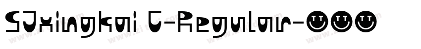 SJxingkai C-Regular字体转换 SJxingkai C-Regular字体转换